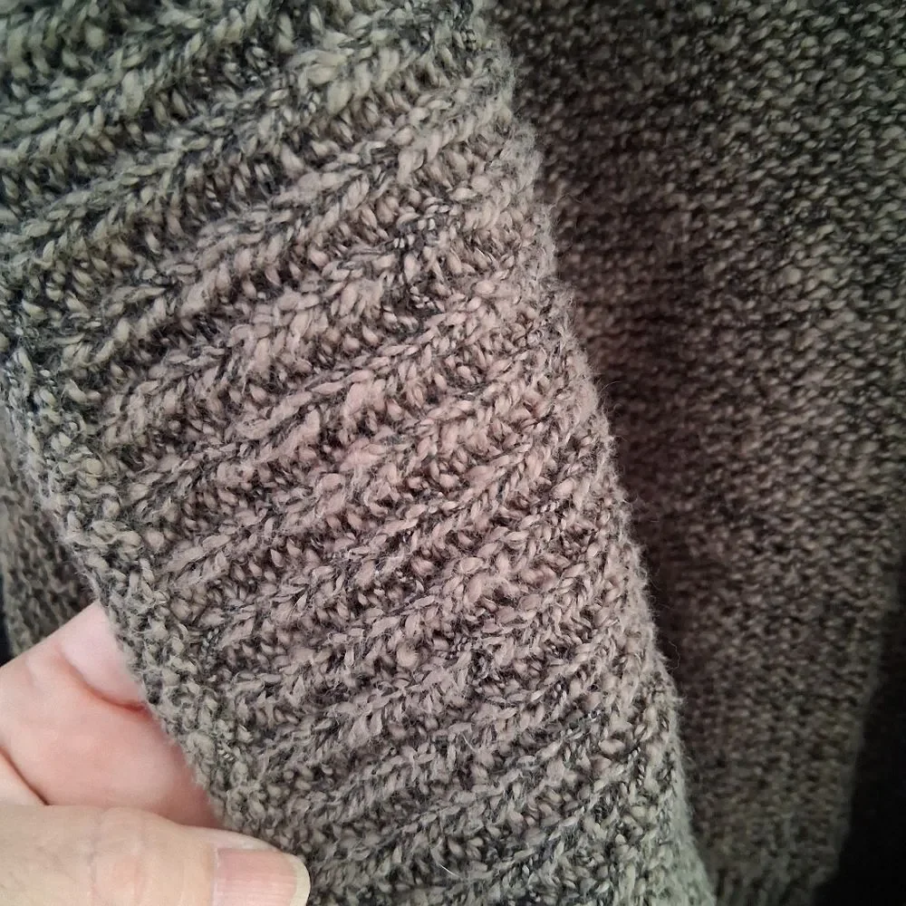Soft Surroundings Chiang Mai Crossover Wrap Cardigan Sweater Cape Poncho Sz S/M - Picture 6 of 13